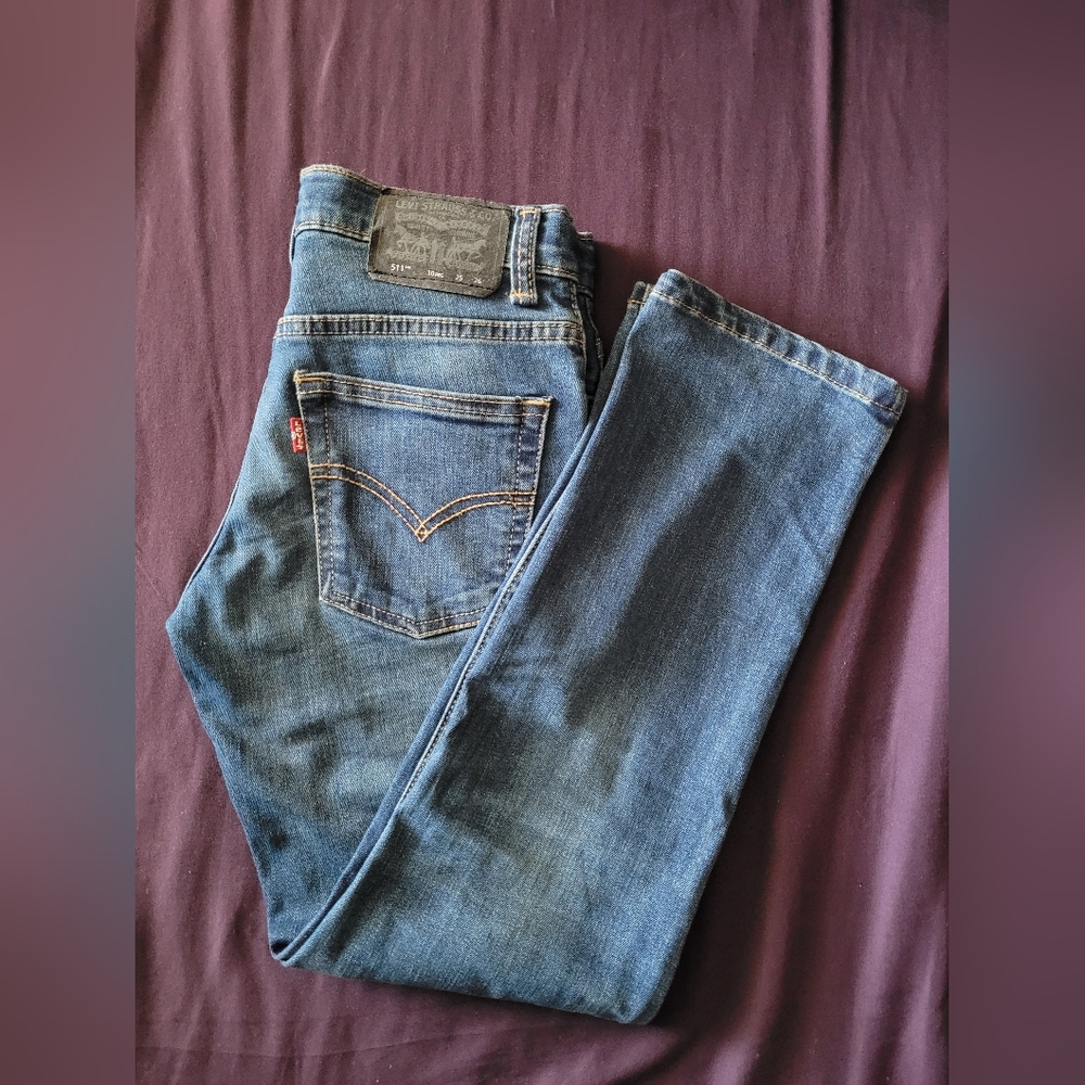 ⏰️ Levis Performance 511 Slim Boys Jeans - Medium Blue